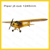 Dynam DY8927 Piper j3 cub 1245mm yellow (PNP, w/o Tx, Rx, battery and Charger)